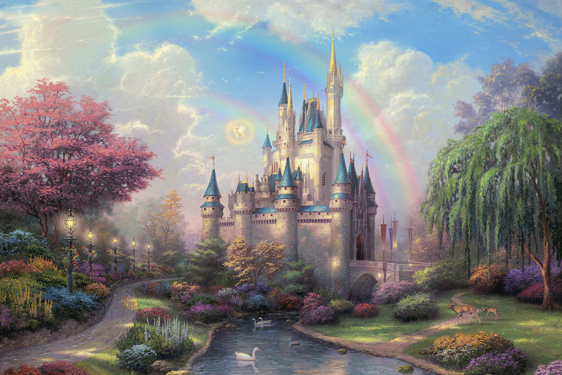 🔥LAST DAY 80% OFF-Thomas Kinkade Cinderella Castle