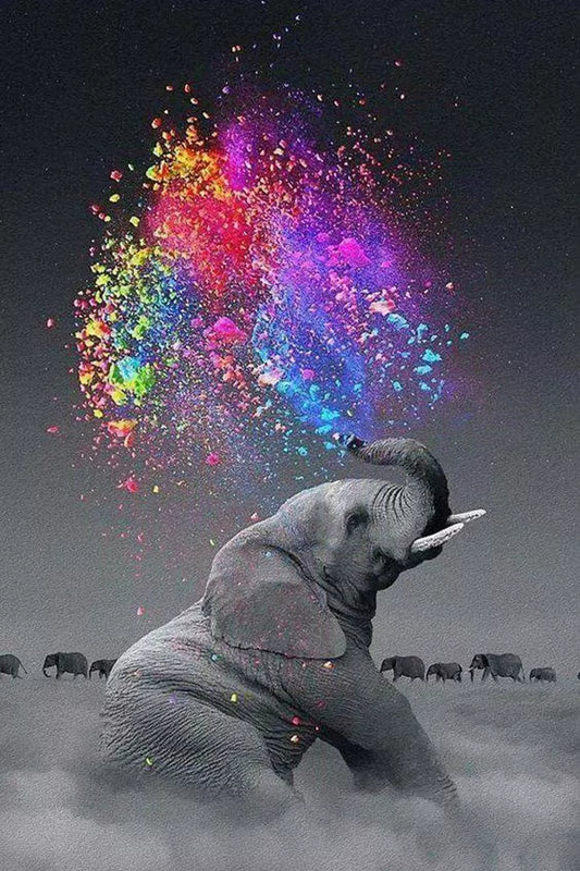🔥LAST DAY 80% OFF-Colorful Elephant