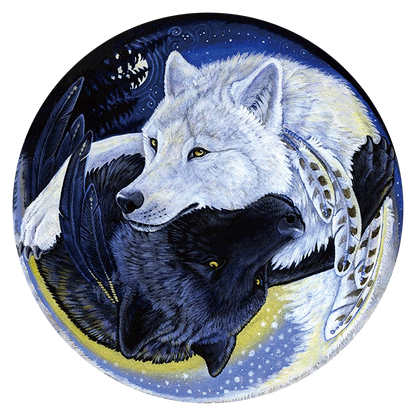 🔥LETZTER TAG 80 % RABATT – Black And White Wolf