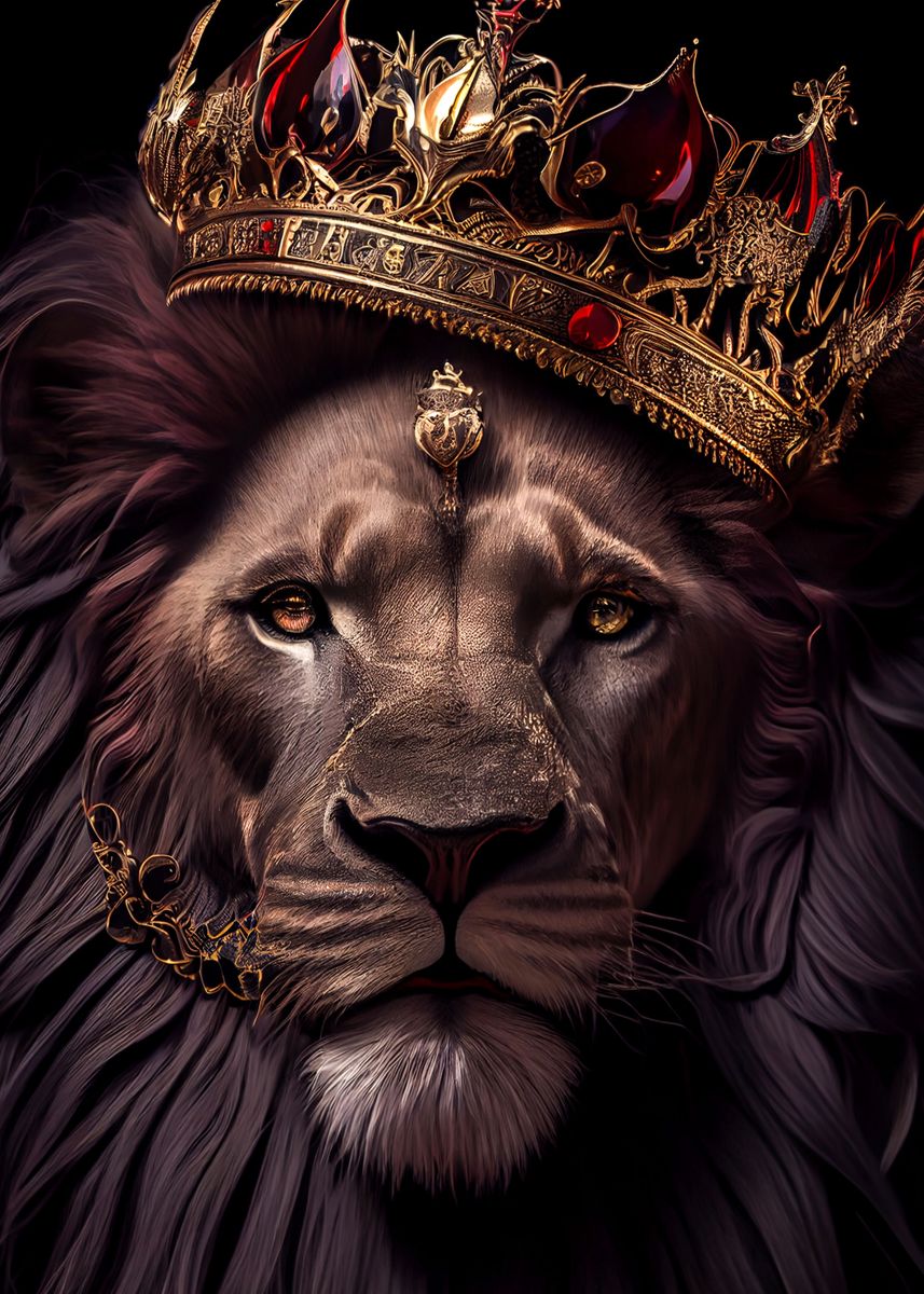 🔥DERNIER JOUR 80% DE RÉDUCTION-Roi lion noir ou rouge