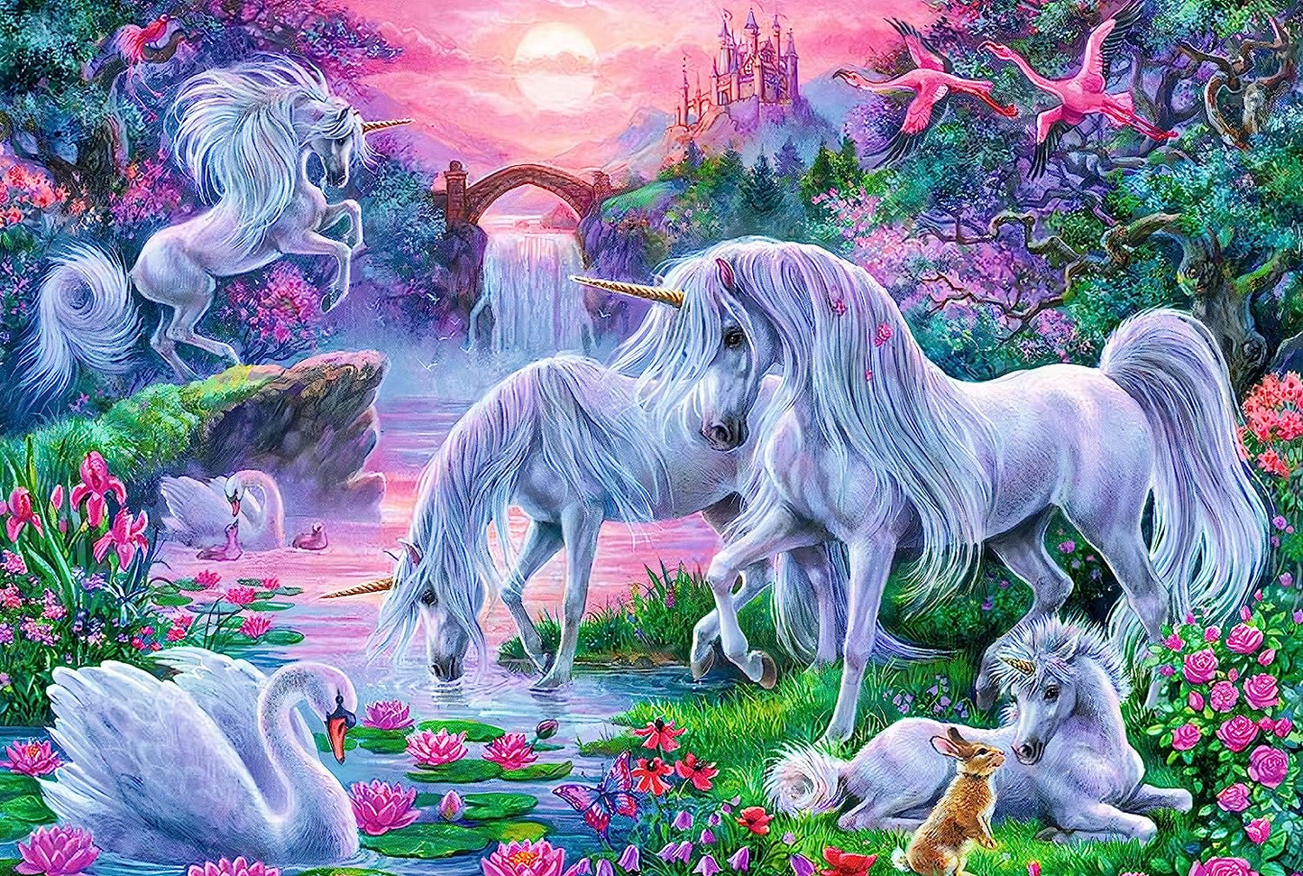 🔥LAST DAY 80% OFF-Ravensburger Unicorns In The Sunset Glow