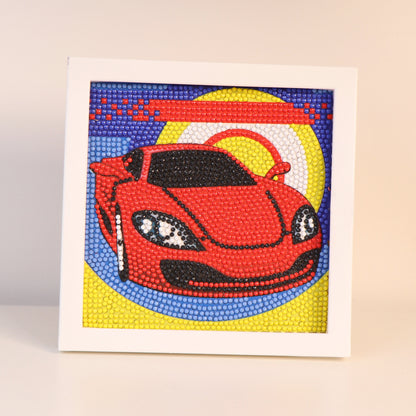 🔥LAST DAY 80% OFF-Sports Car Diamond Painting Kit For Kids