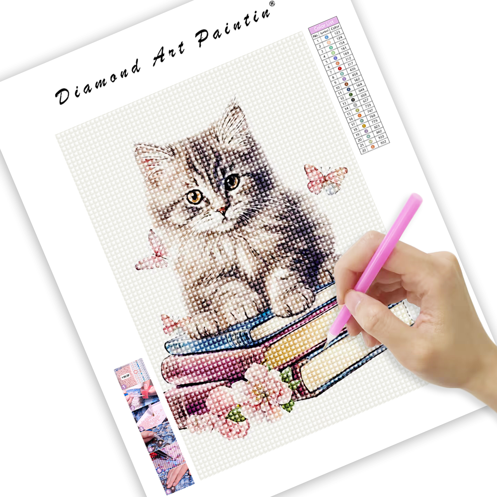 🔥LAST DAY 80% OFF-Cute Cats Clipart With Books