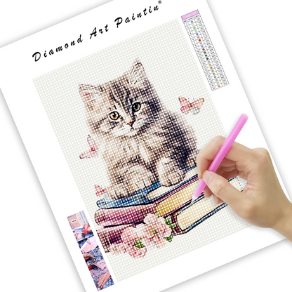 🔥LAST DAY 80% OFF-Cute Cats Clipart With Books
