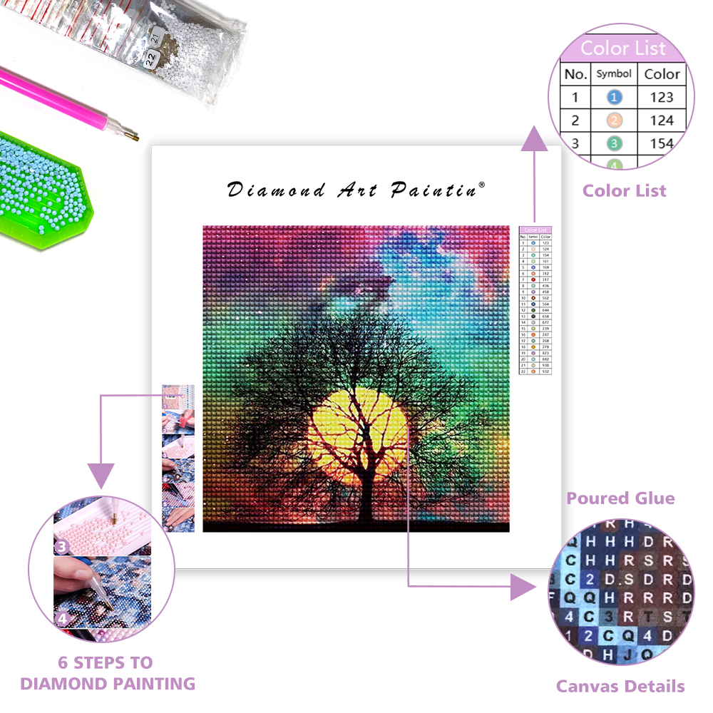 🔥LAST DAY 80% OFF-Colorful Space Tree