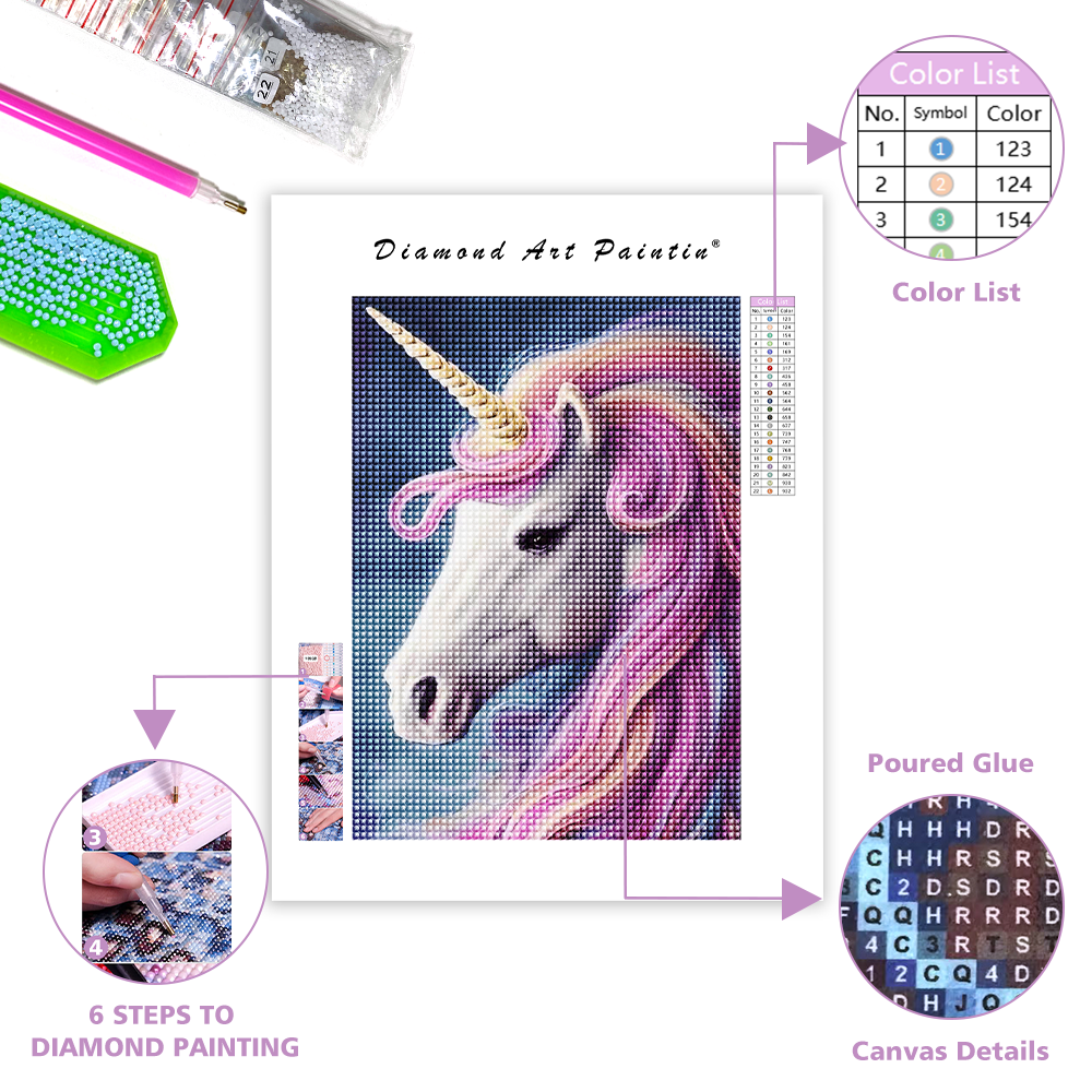 🔥LAST DAY 80% OFF-Beautiful Maestic Pastel Unicorn
