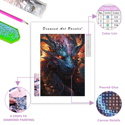 🔥LAST DAY 80% OFF-Abstract neon light dragon