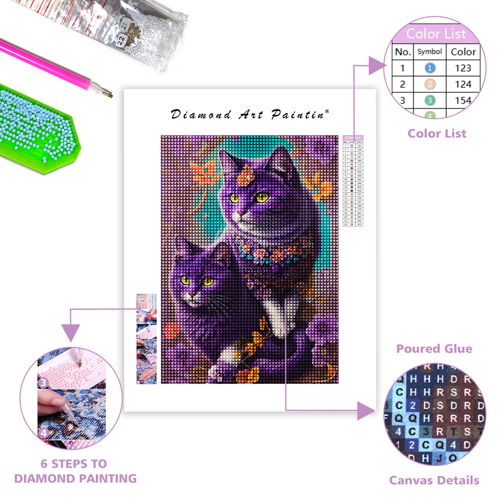 🔥LAST DAY 80% OFF-Purple noble Cat