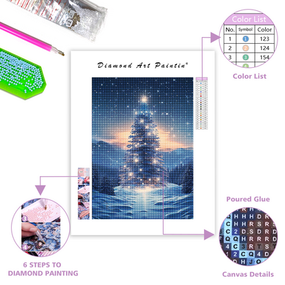 🔥LAST DAY 80% OFF-Snowy Brook Christmas Tree Kit