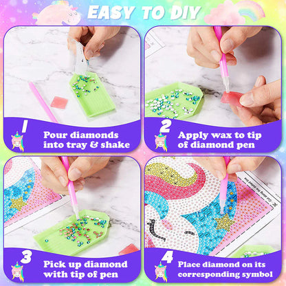 🔥LAST DAY 80% OFF-Colored Dog Diamond Painting Kit For Kids