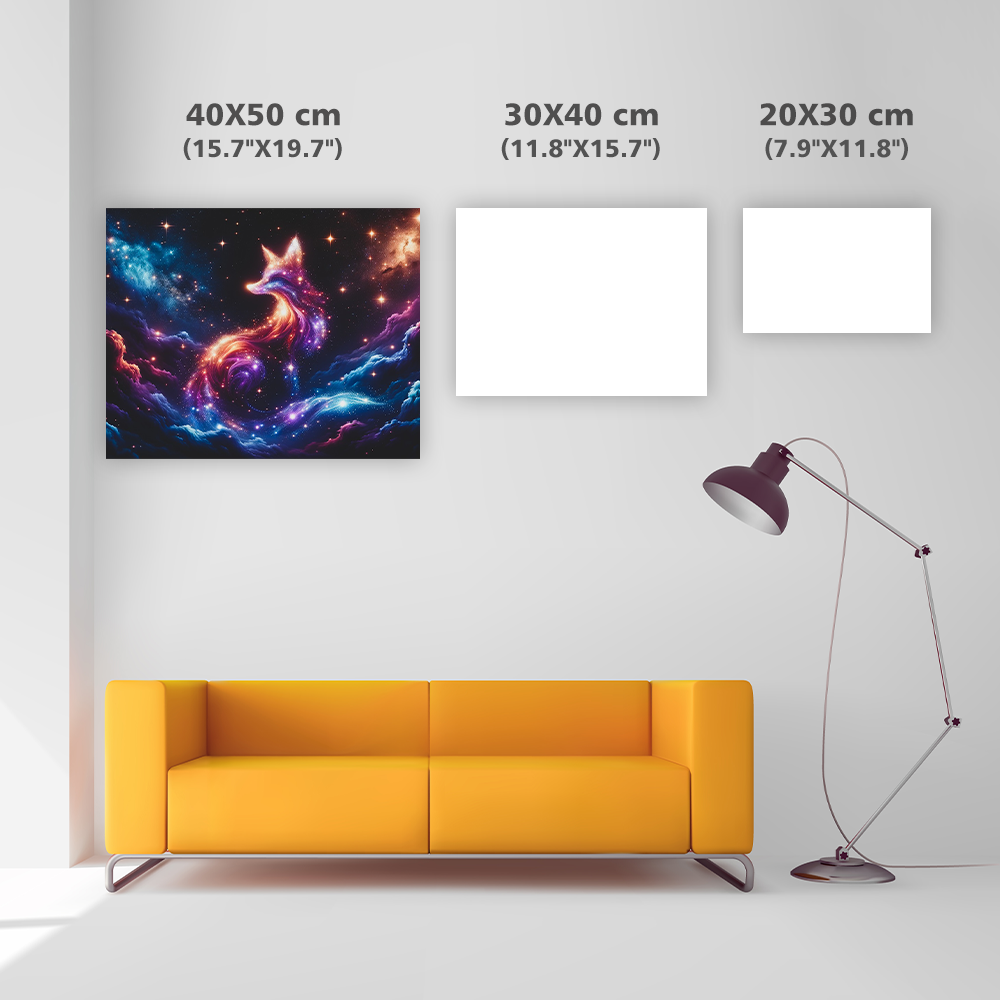 🔥LAST DAY 80% OFF-A fox in space with a nebula