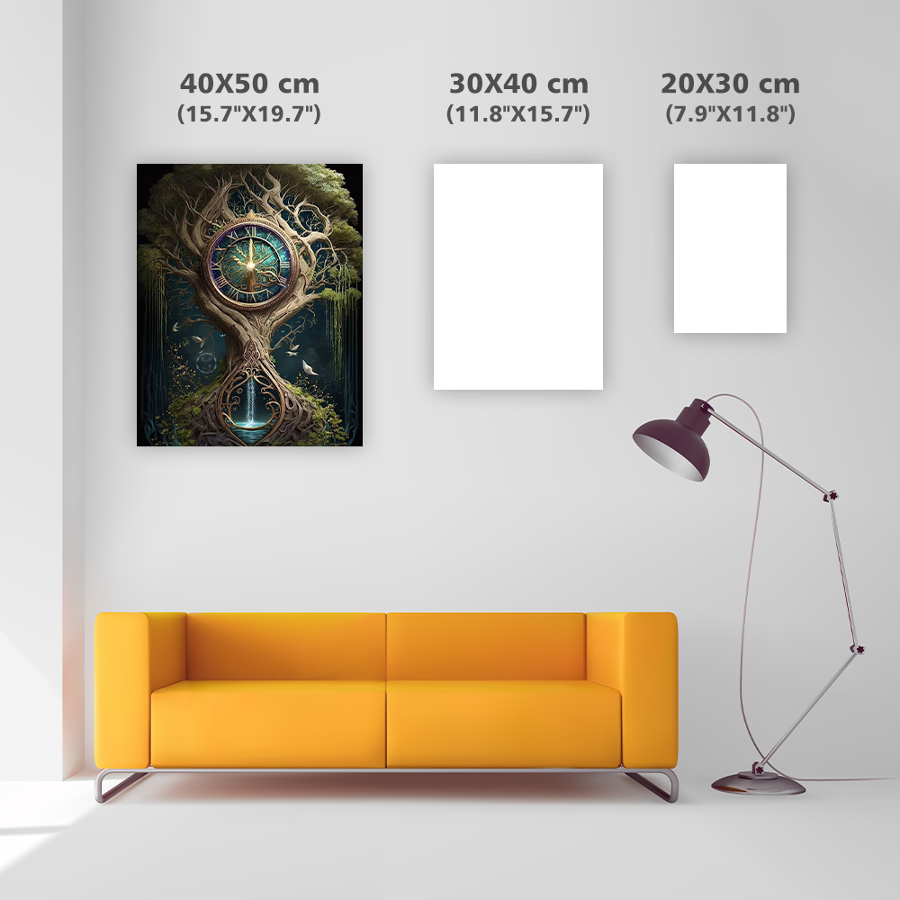 🔥LAST DAY 80% OFF-Clock Old Tree of Life Landscape