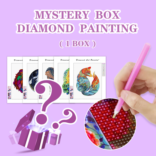 🔥LAST DAY FOR LOWEST PRICE SALE-Mystery Box Diamond Painting - Randomly Send 1 Box