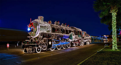🔥DERNIER JOUR -80 % - Train décoré pour Noël