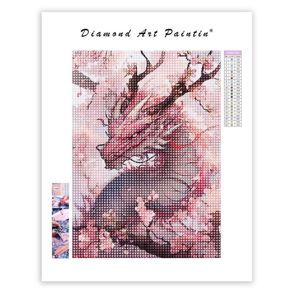 🔥LAST DAY 80% OFF-Cherry blossom dragon