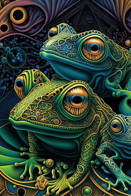 🔥LAST DAY 80% OFF-Happy Frogs Tapestry