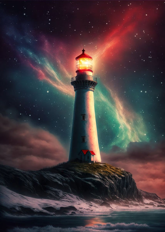 🔥LAST DAY 80% OFF-Lighthouse Northern Lights