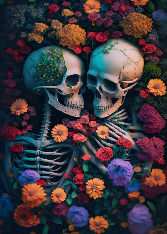 🔥LAST DAY 80% OFF-Skeleton Sea of Flowers