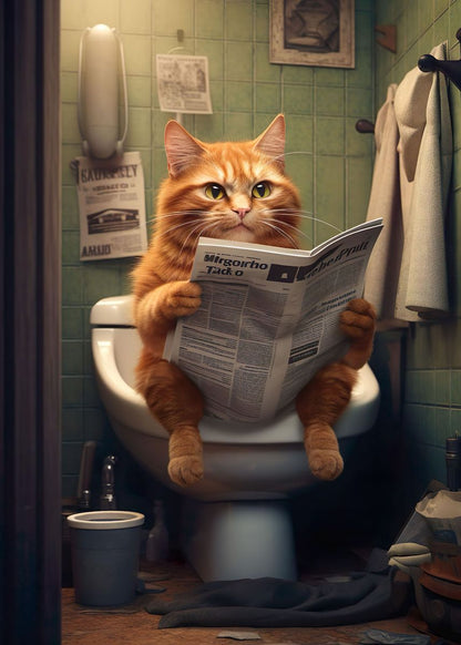 🔥DERNIER JOUR 80 % DE RÉDUCTION sur le journal des toilettes Fat Cat