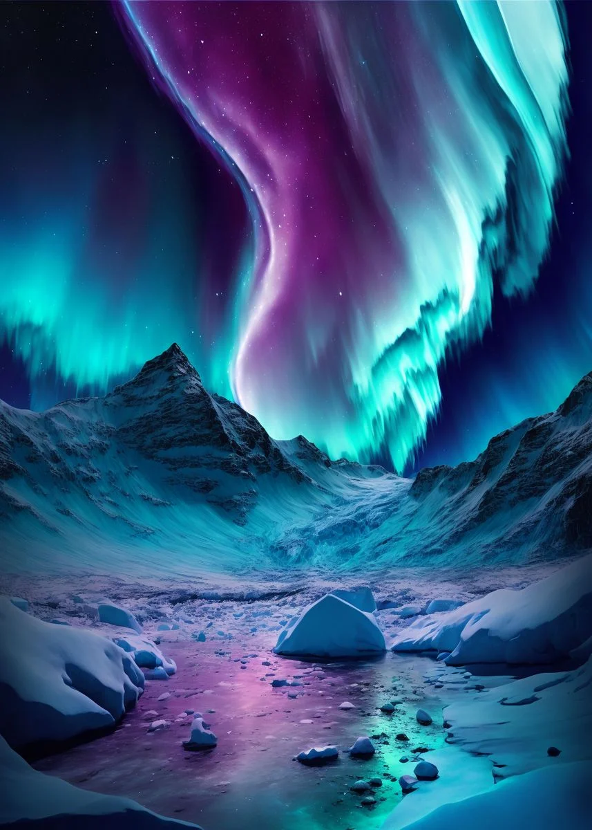 🔥LETZTER TAG 80 % RABATT – Blaue Aurora Borealis