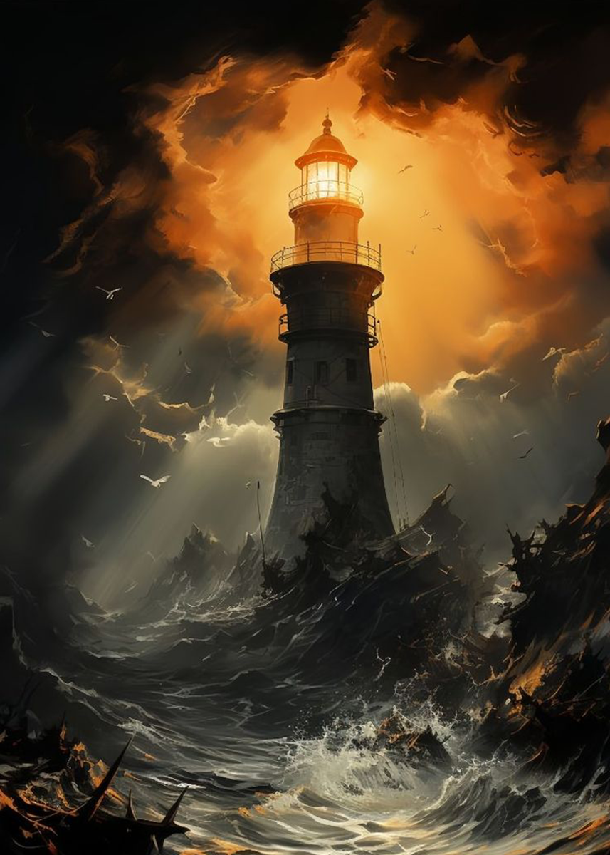 🔥LAST DAY 80% OFF-A lighthouse in the storm