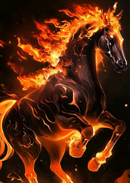🔥LAST DAY 80% OFF-Intense Fire Horse
