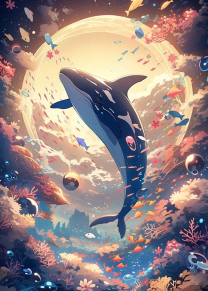 🔥LAST DAY 80% OFF-Cosmos Whale in Sky