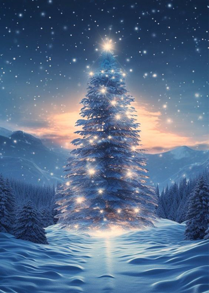 🔥LAST DAY 80% OFF-Snowy Brook Christmas Tree Kit