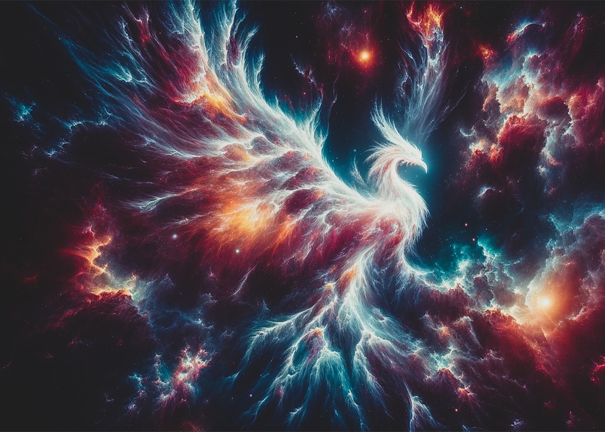 🔥LAST DAY 80% OFF-A mystical phoenix rising