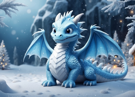 🔥LAST DAY 80% OFF-Christmas Year of the Dragon Snow