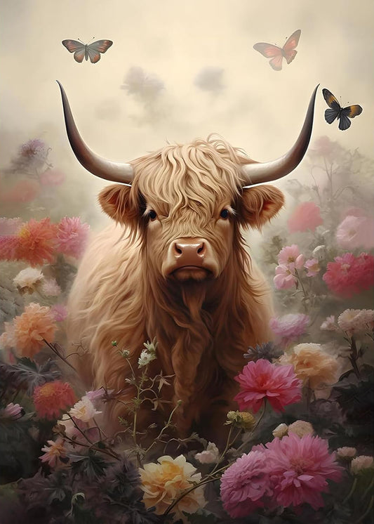 🔥LAST DAY 80% OFF-Adorable Baby Highland Cow Standing