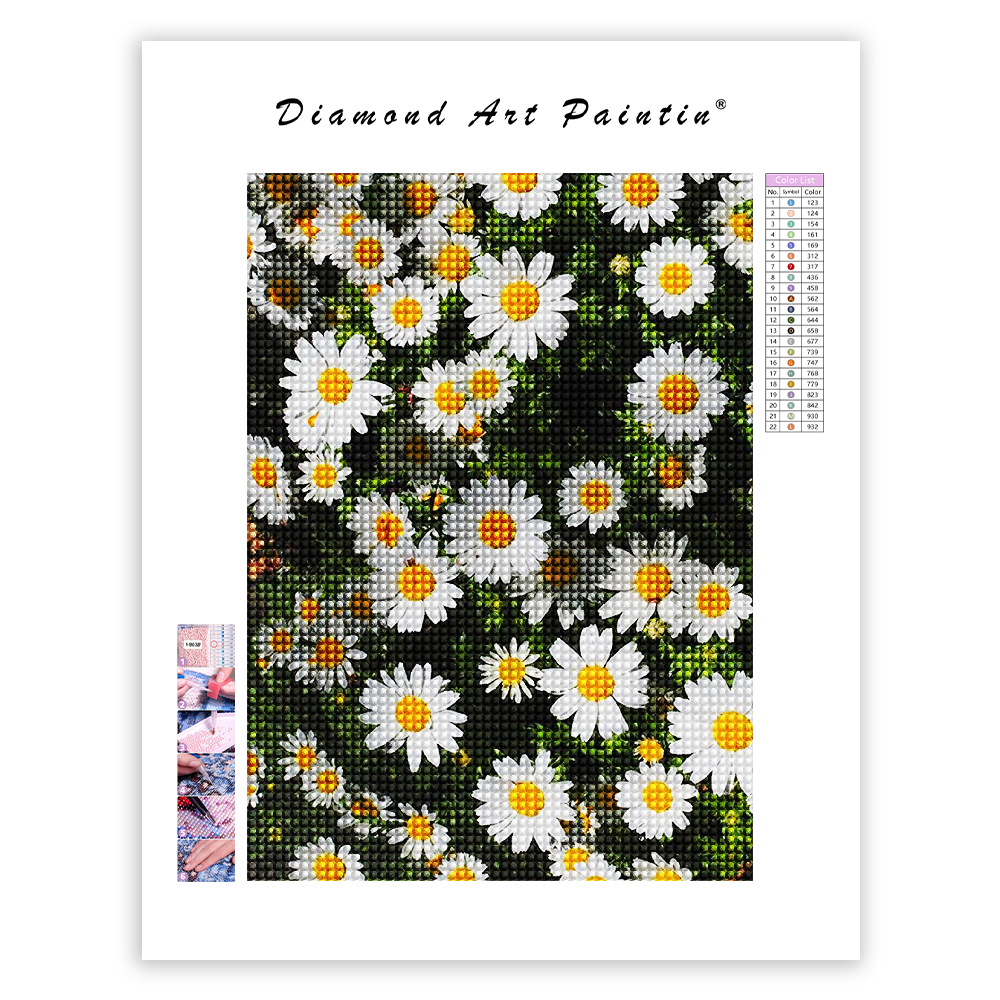 🔥LAST DAY 80% OFF-Daisy Cluster Nature Mural