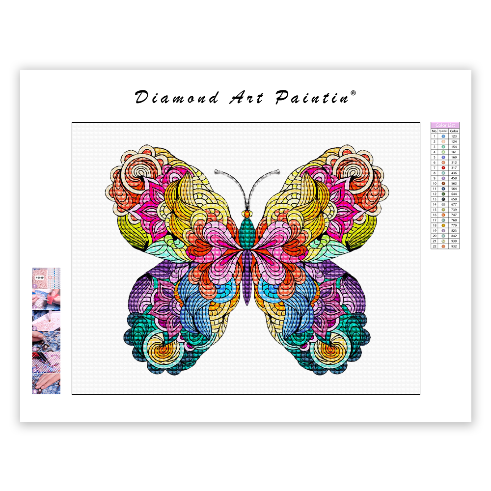 🔥LAST DAY 80% OFF-Pink Butterfly – Diamond Art Paintin®