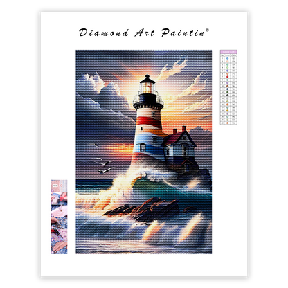 🔥LAST DAY 80% OFF-Full Round - Lighthouse