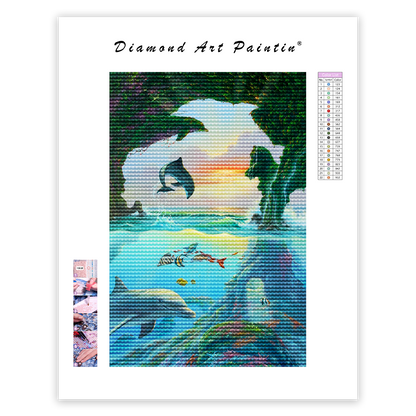 🔥LAST DAY 80% OFF-7 Dolphin Mural