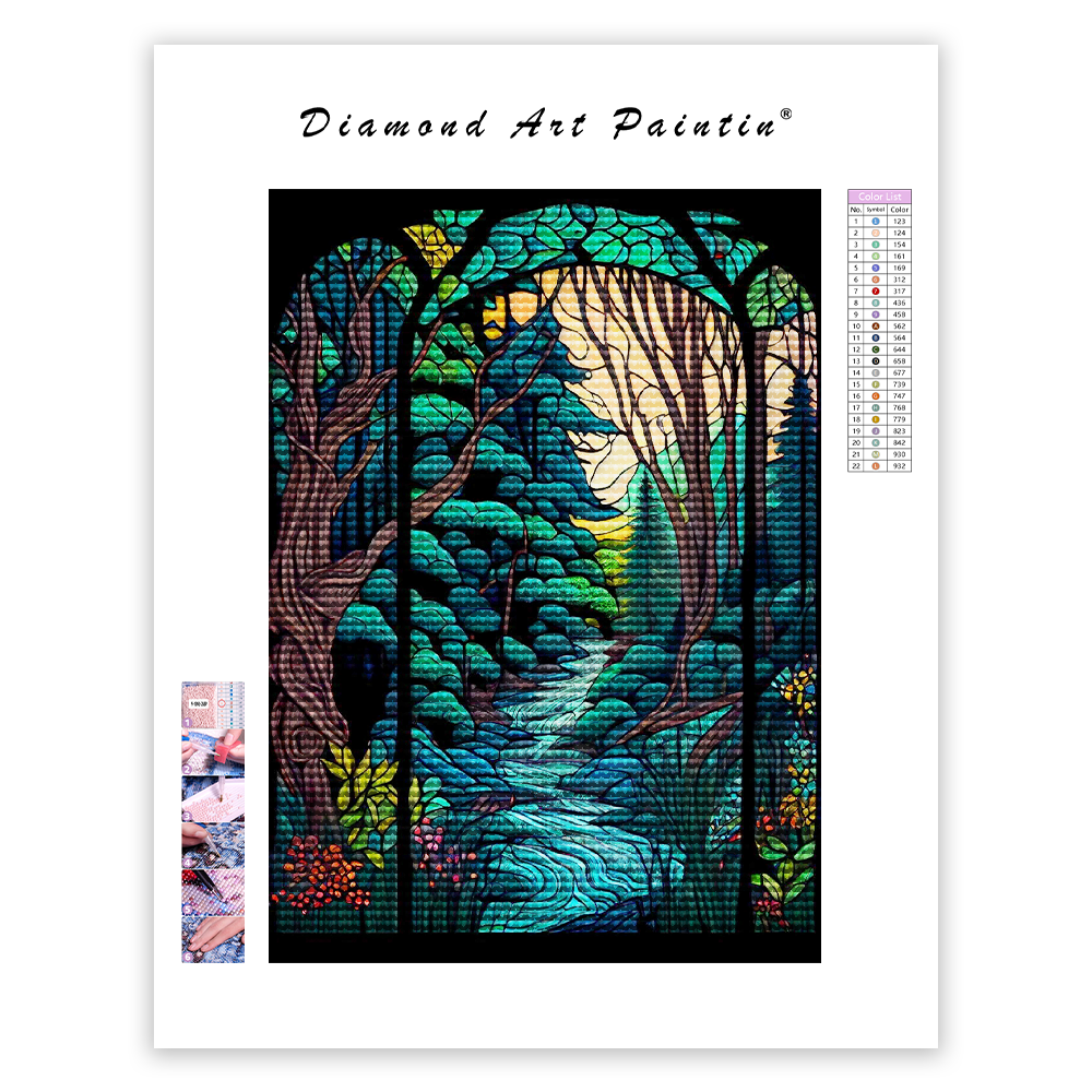 🔥LETZTER TAG 80 % RABATT auf Stained Glass Forest