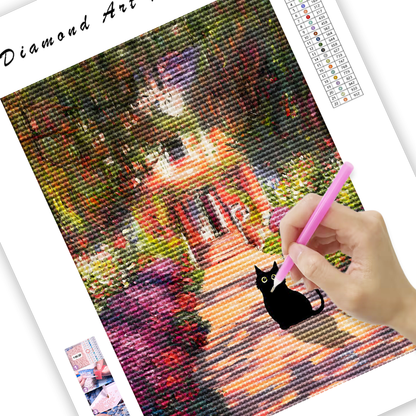 🔥LAST DAY 80% OFF-Claude Monet Flowers Cat