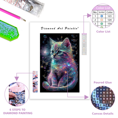 🔥LAST DAY 80% OFF-Psychedelic Kitty Cat