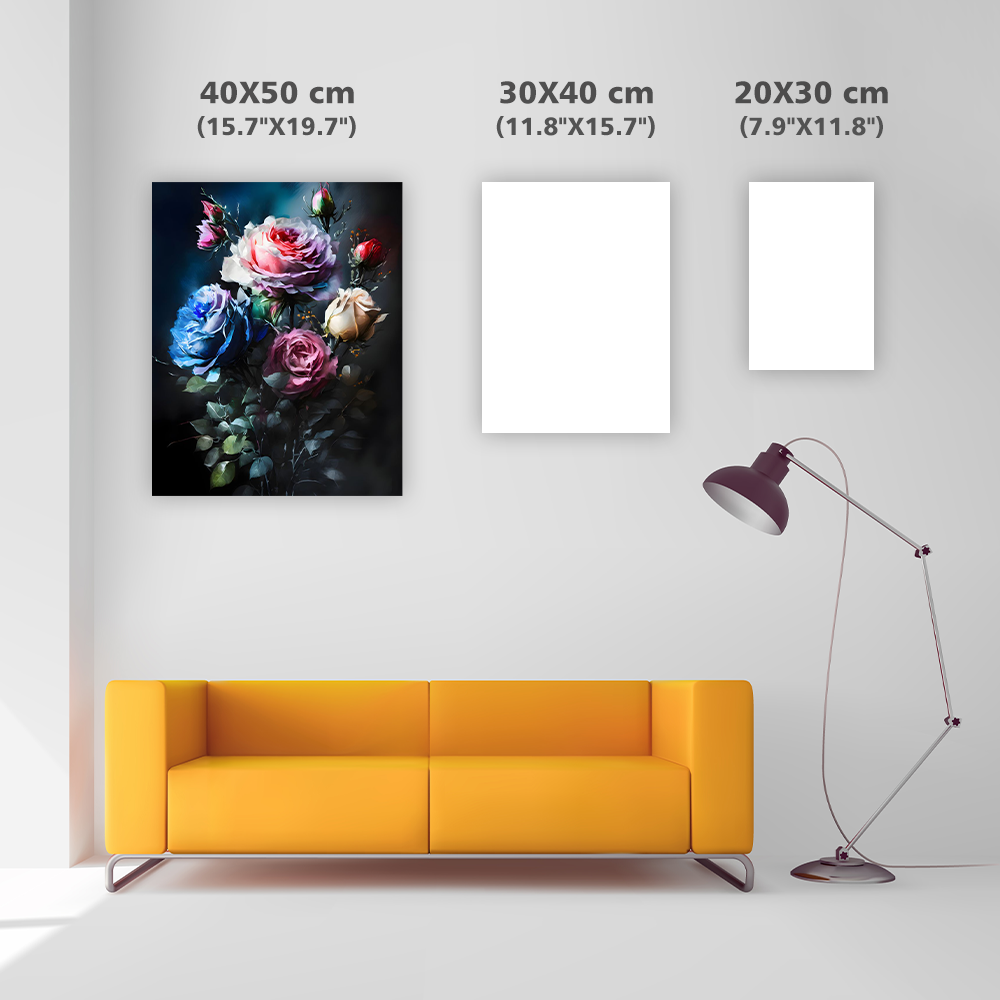 🔥LAST DAY 80% OFF-Colorful Flowers Roses