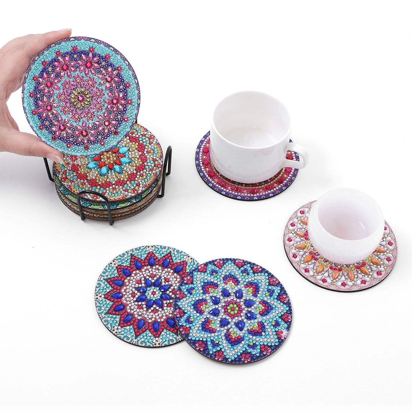 🔥LAST DAY 80% OFF-DIY Mandala I Diamond Painting Coasters