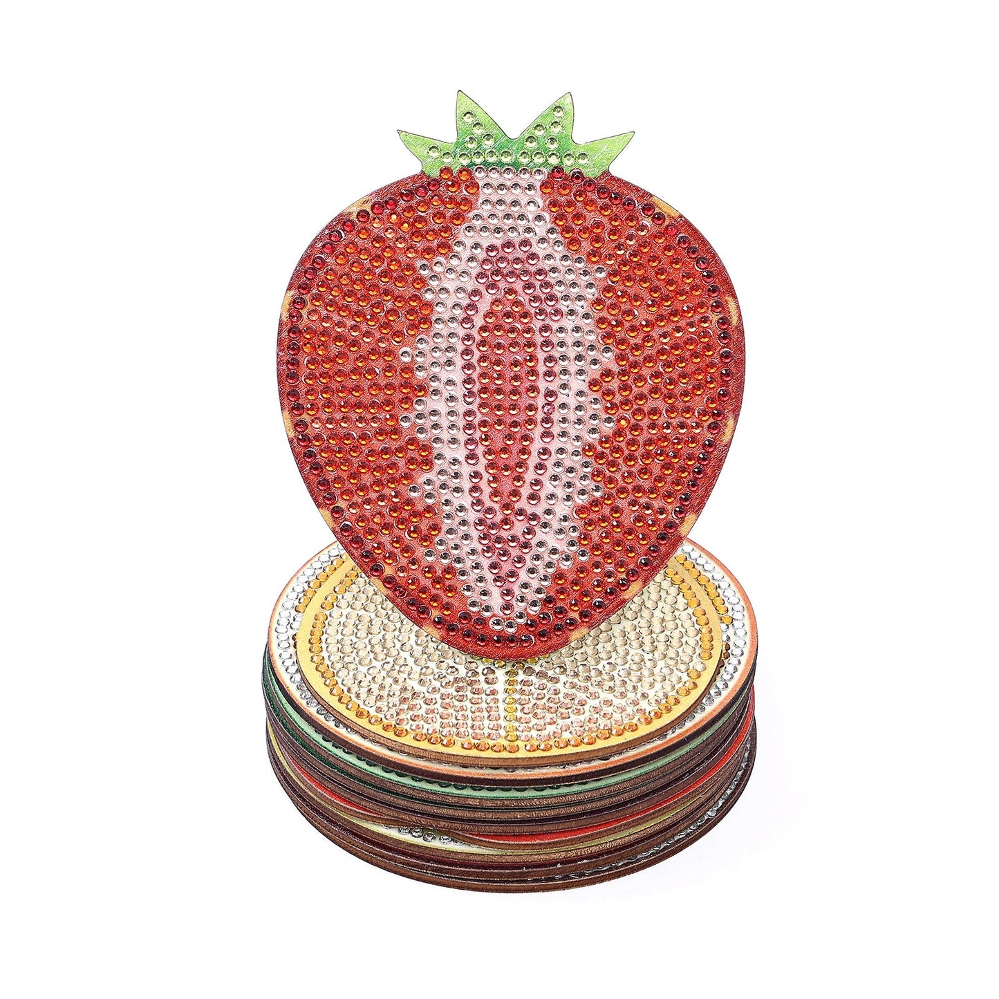 🔥LETZTER TAG 80 % RABATT auf DIY-Untersetzer mit Diamantmalerei „Früchte und Früchte“.
