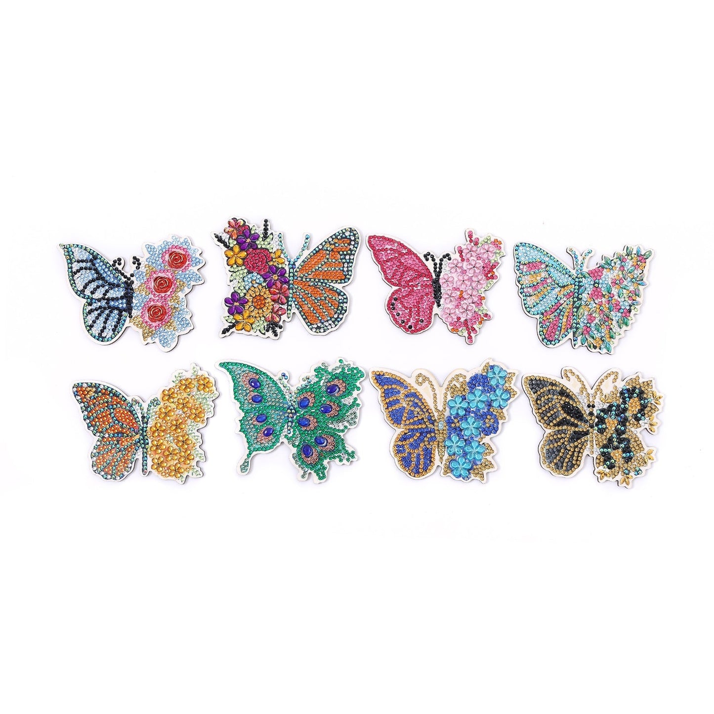 🔥DERNIER JOUR 80 % DE RÉDUCTION sur les sous-verres de peinture diamant Butterfly E DIY