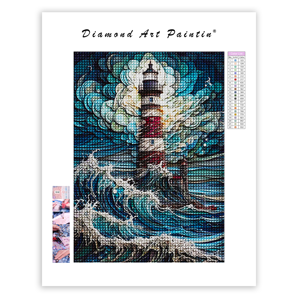 🔥LAST DAY 80% OFF-Lighthouse At Sea Design