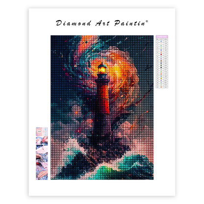 🔥LAST DAY 80% OFF-Lighthouse Abstract Beach