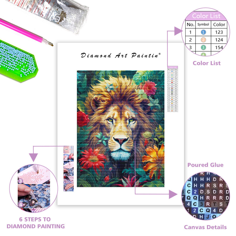 🔥LAST DAY 80% OFF-Foliage And Fury Lion Lion