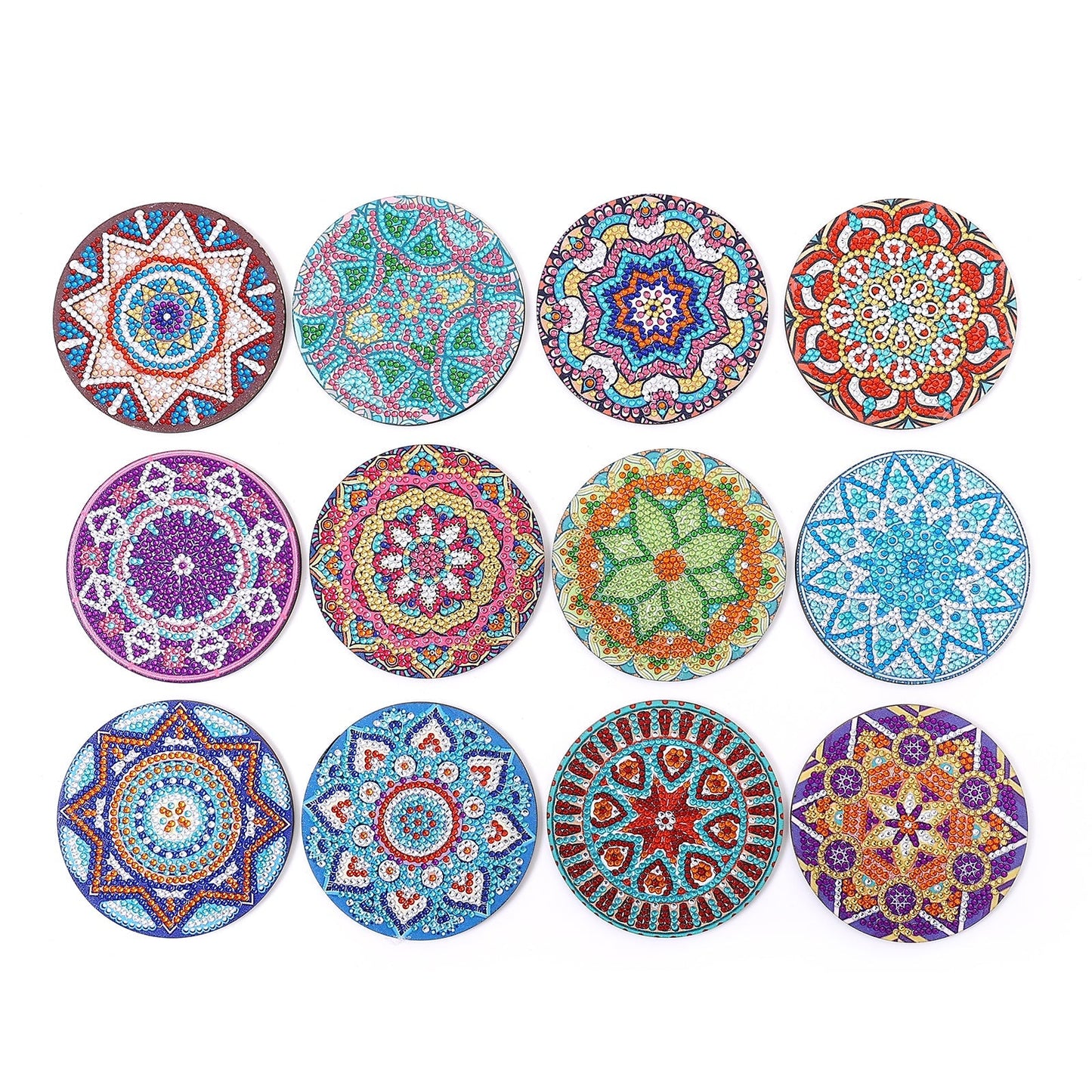 🔥LAST DAY 80% OFF-DIY Mandala K Diamond Painting Coasters