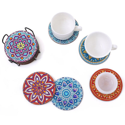🔥LAST DAY 80% OFF-DIY Mandala J Diamond Painting Coasters