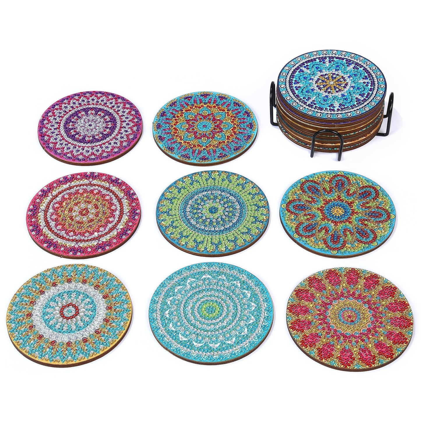 🔥LAST DAY 80% OFF-DIY Mandala D Diamond Painting Coasters
