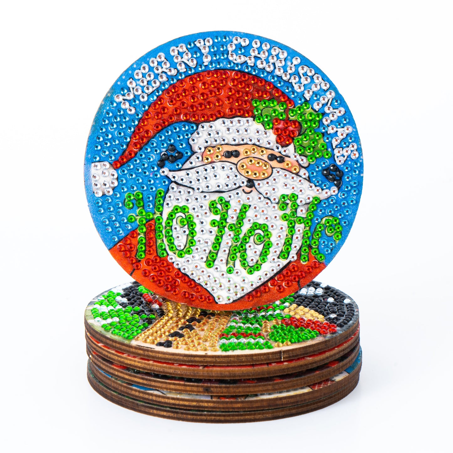 🔥LAST DAY 80% OFF-DIY Christmas C Diamond Painting Coasters