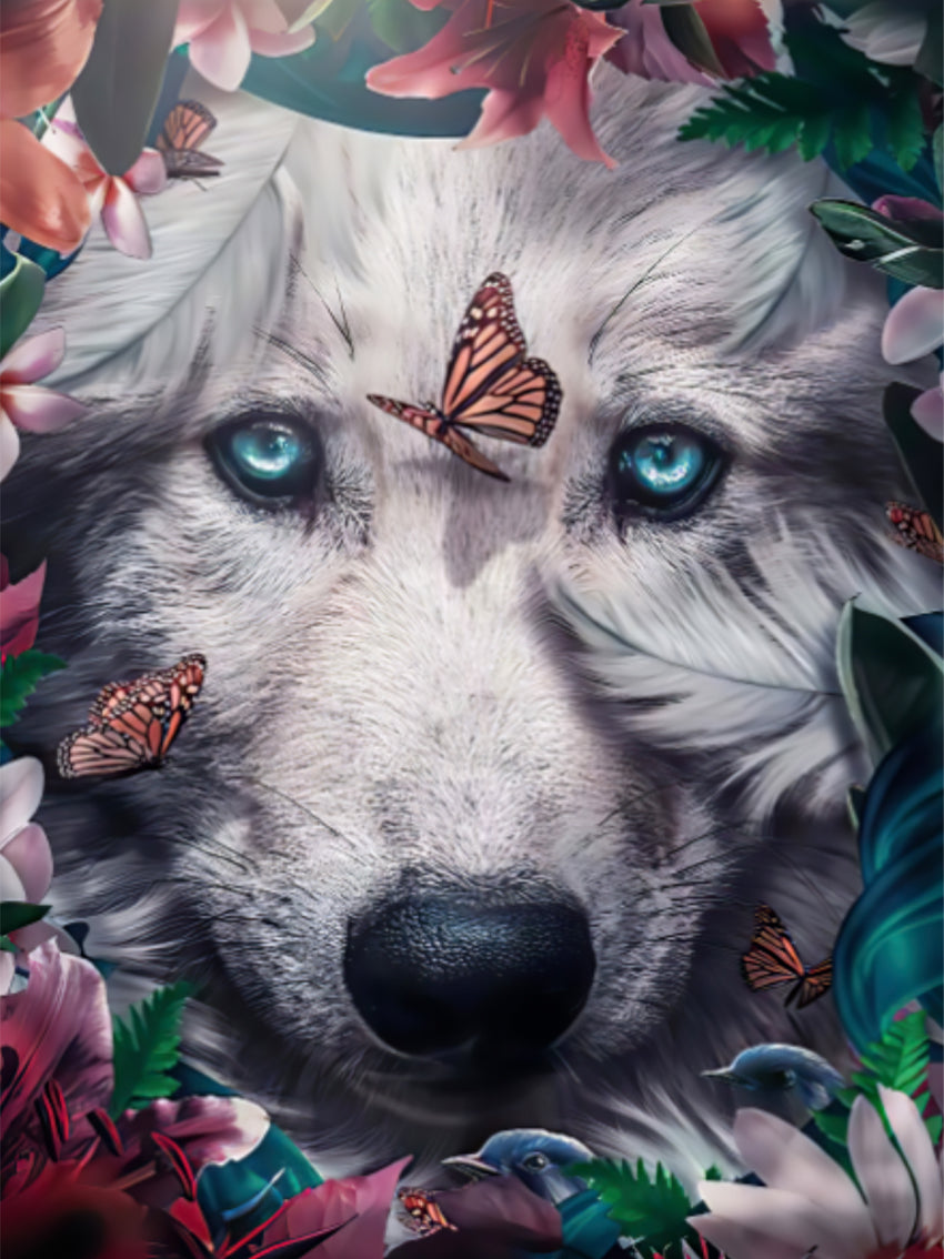 🔥LAST DAY 80% OFF-Wolf and Butterfly